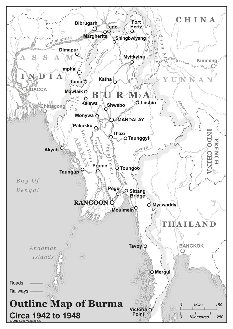 Burma Maps for publication