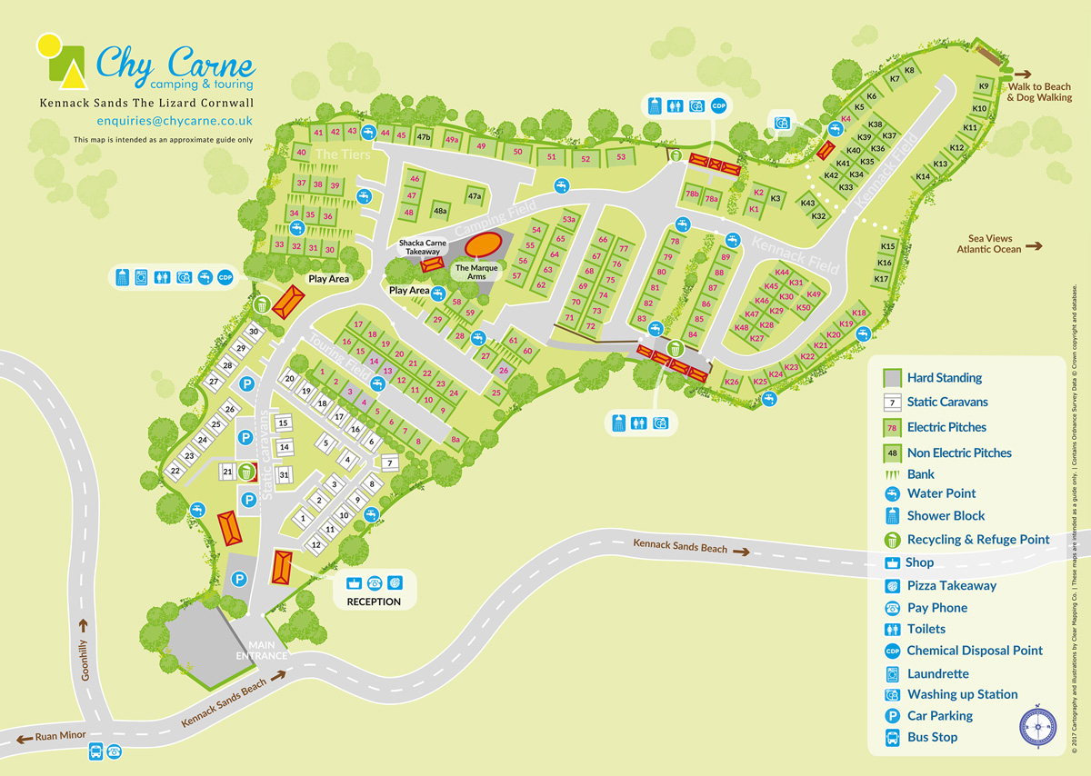 Chy Carne Site Map